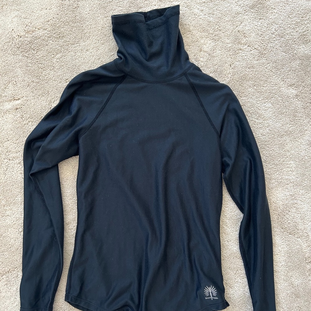 Snow Angel Black Turtleneck Small